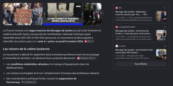 Mouvements médias : Semaine du 12 octobre 2026
