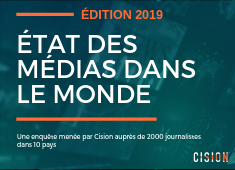 Etude : Etat des medias dans le monde 2019 via @CisionFrance #SOTM Etude : Etat des medias dans le monde 2019 via @CisionFrance #SOTM