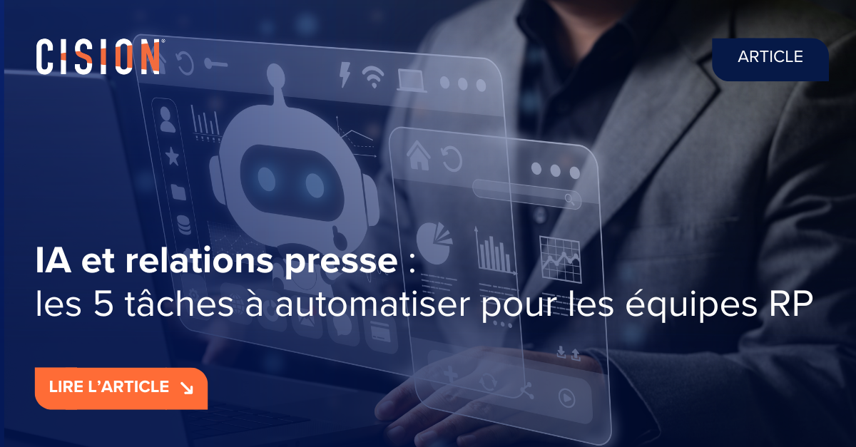 IA et relations presse : les 5 tâches à automatiser pour les équipes RP