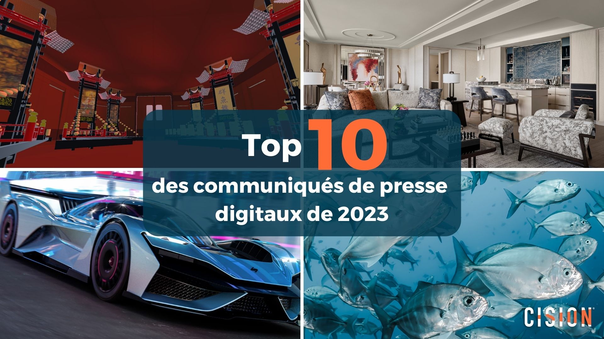 Top 10 des communiqués de presse digitaux 2023 Top 10 des communiqués de presse digitaux 2023