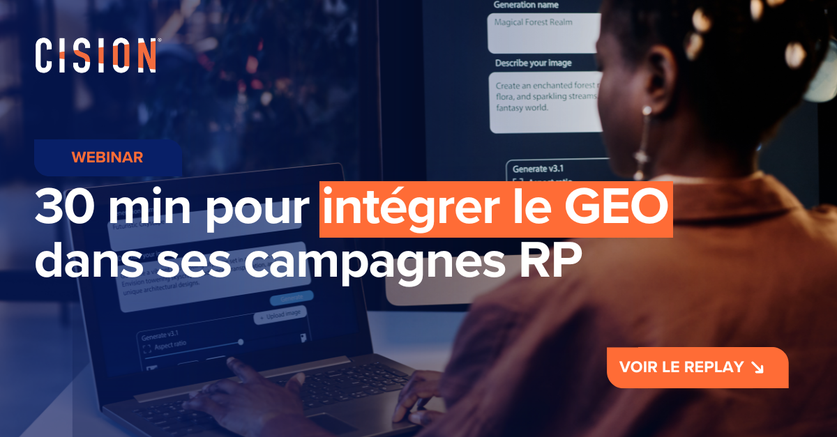 30 min pour intégrer le GEO dans ses campagnes RP